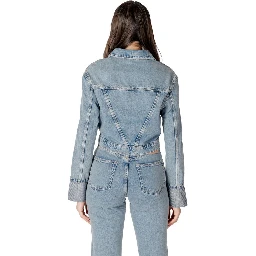 Light Blue Organic Cotton Jackets & Coat