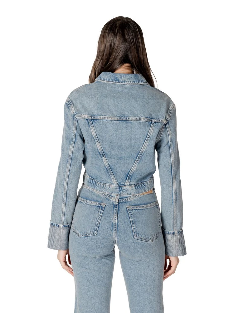 Light Blue Organic Cotton Jackets & Coat alternative