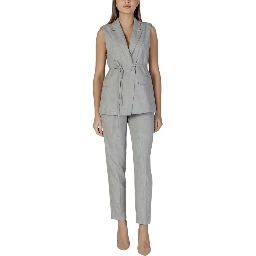 Gray Recycled Polyester Waistcoat
