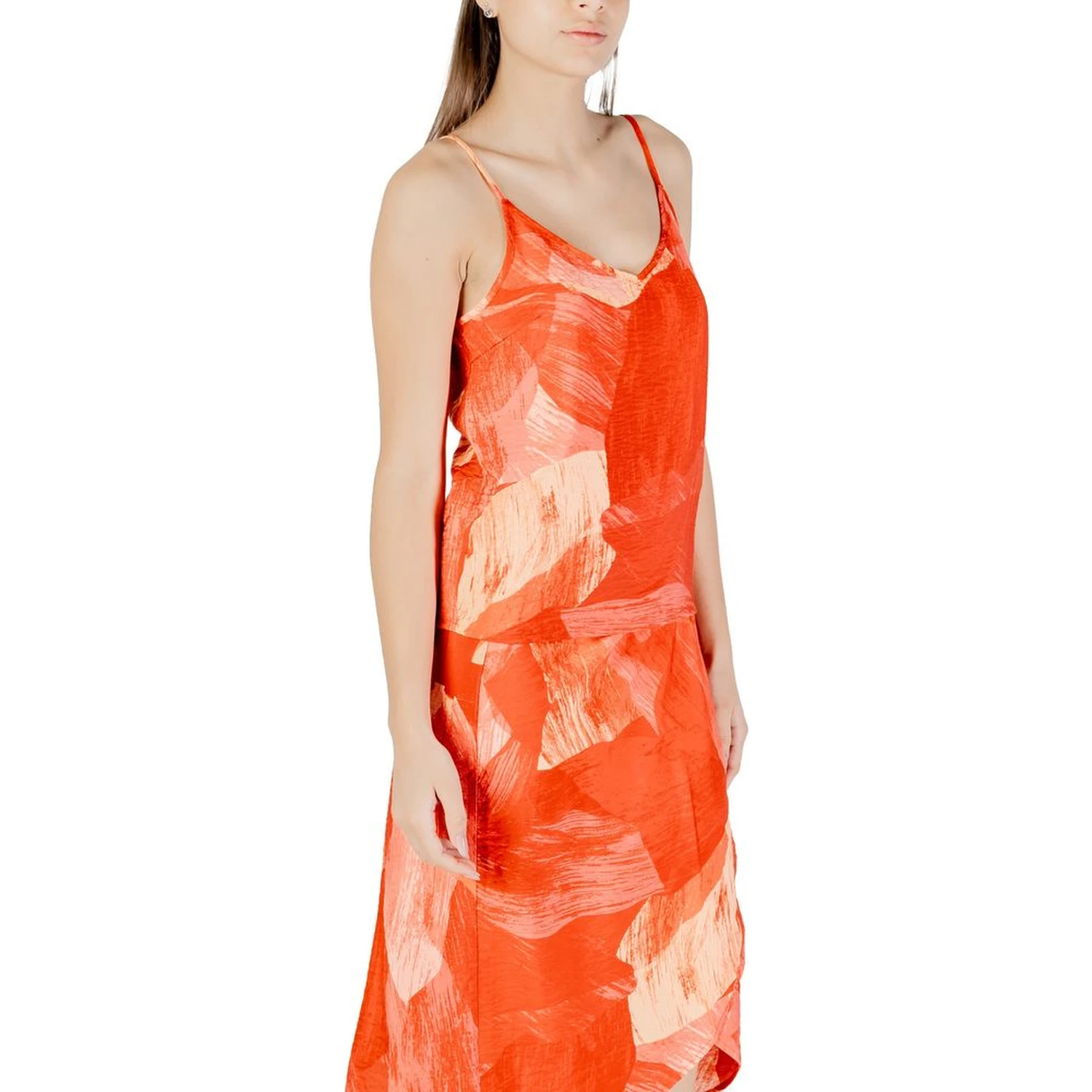 Red Polyamide Top