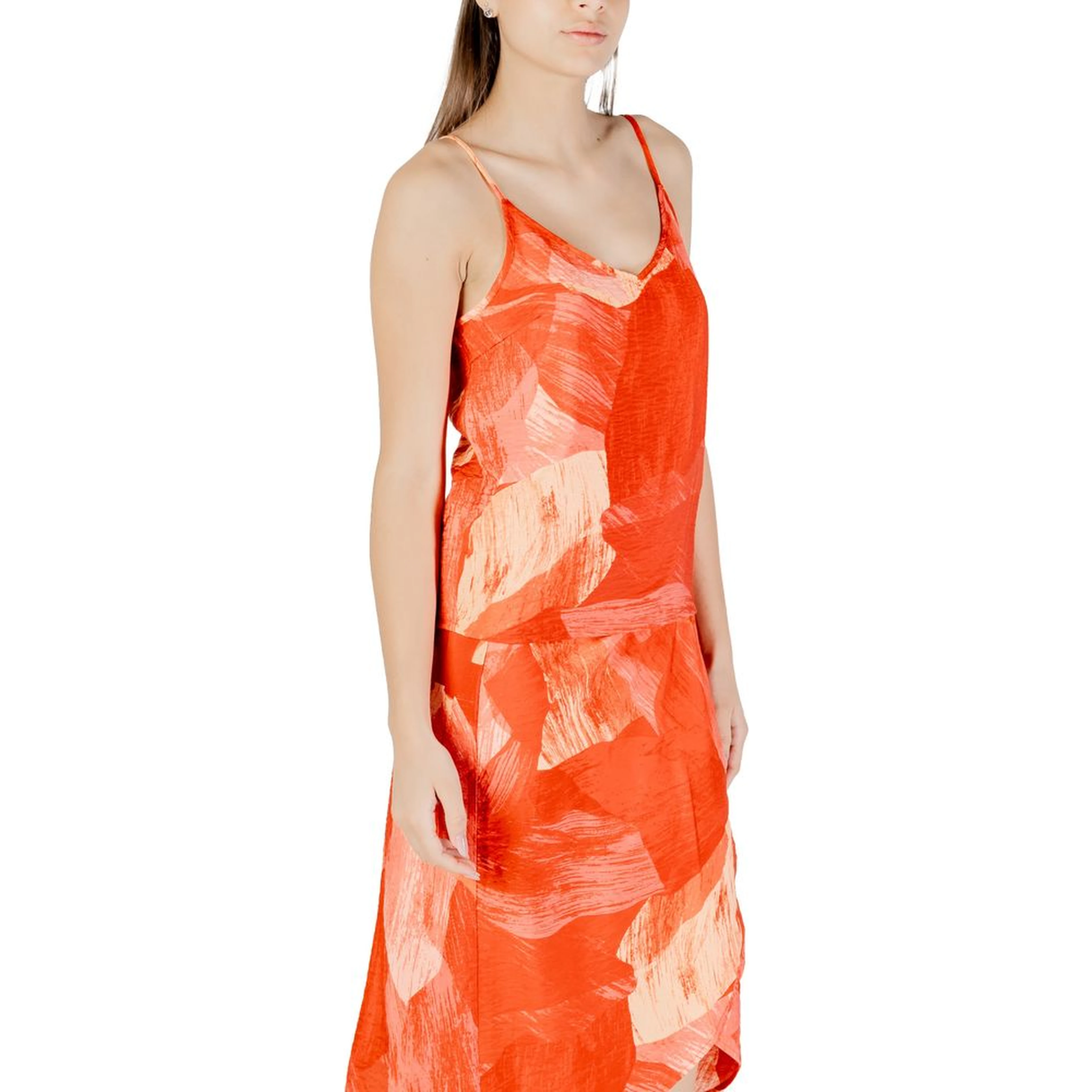 Red Polyamide Top