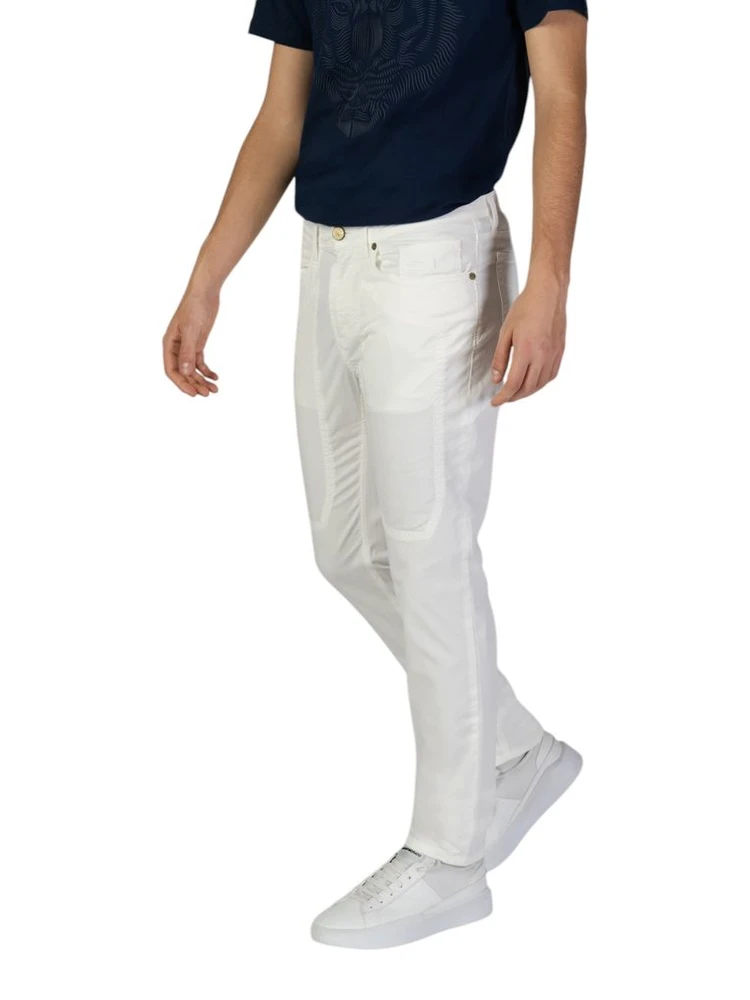 White Cotton Skinny Pants alternative