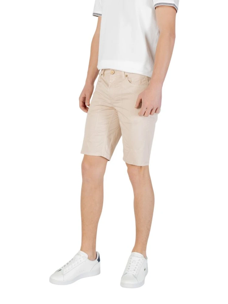 Beige Cotton Bermuda Shorts alternative