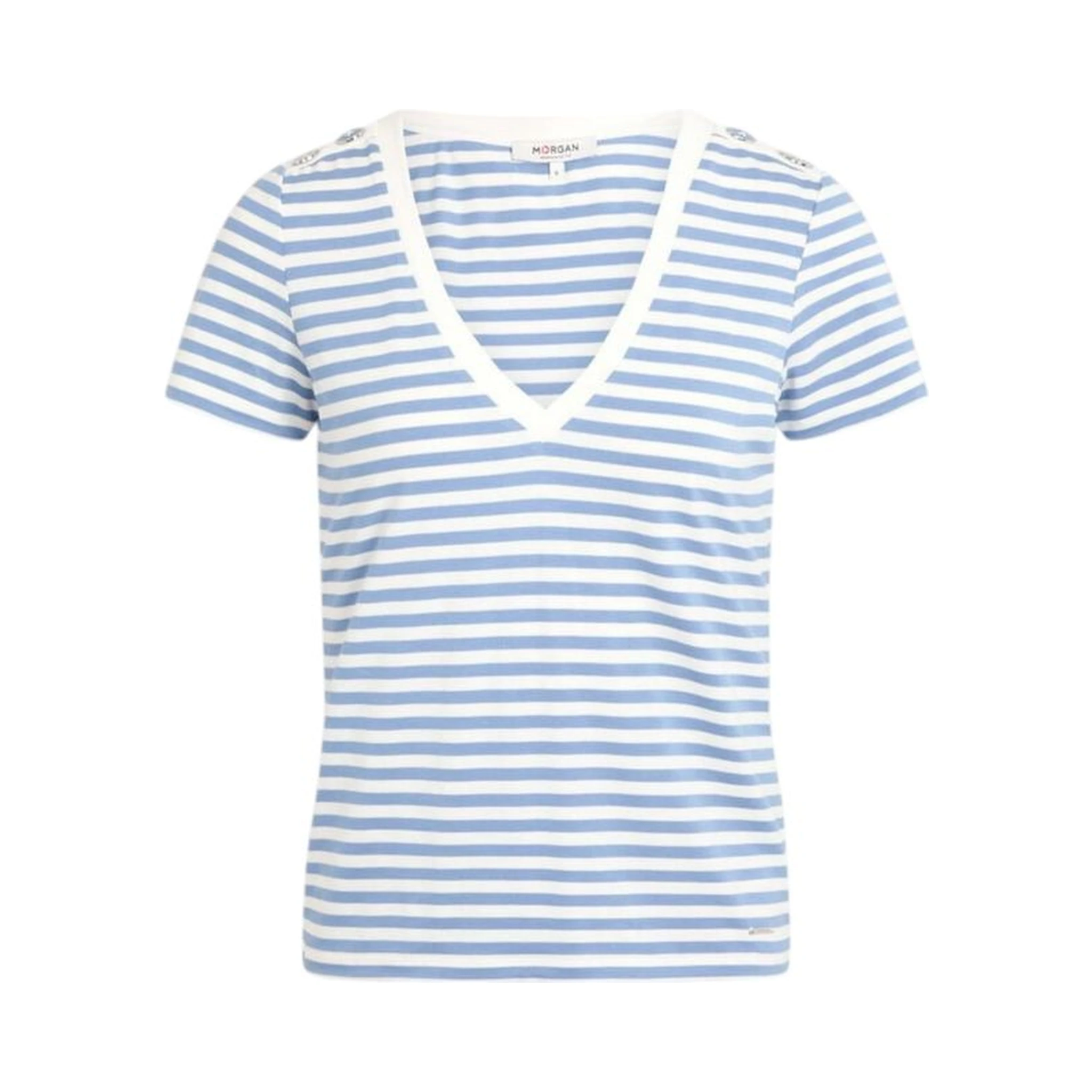 White Viscose T-Shirt