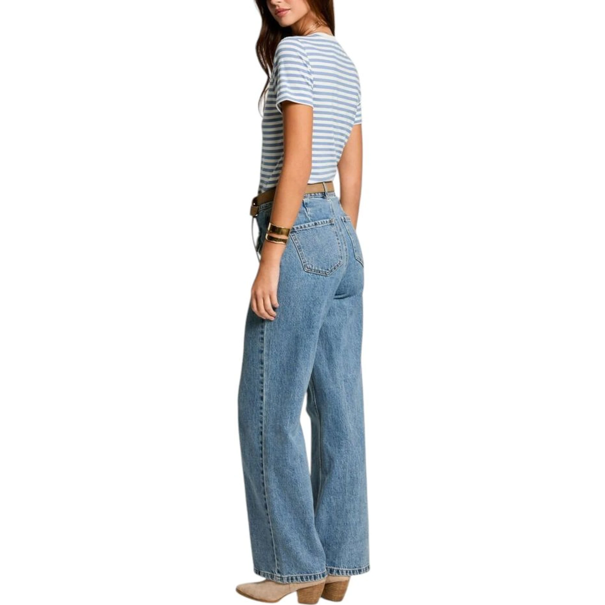 White Viscose T-Shirt