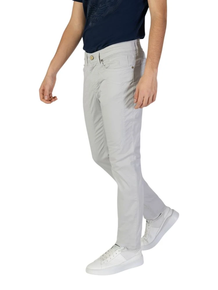 Gray Cotton Skinny Pants alternative
