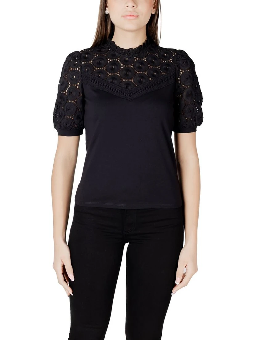 Black Cotton T-Shirt