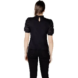 تيشيرت قطني أسود