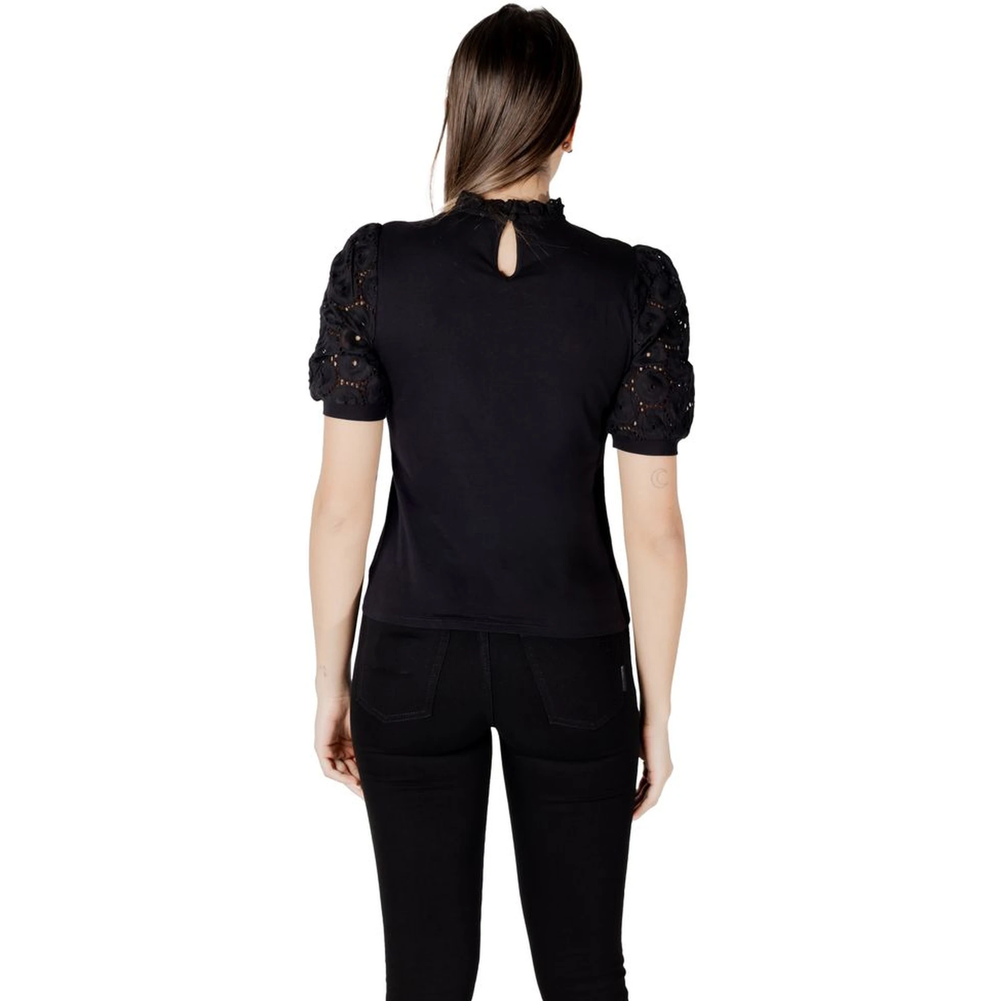 تيشيرت قطني أسود