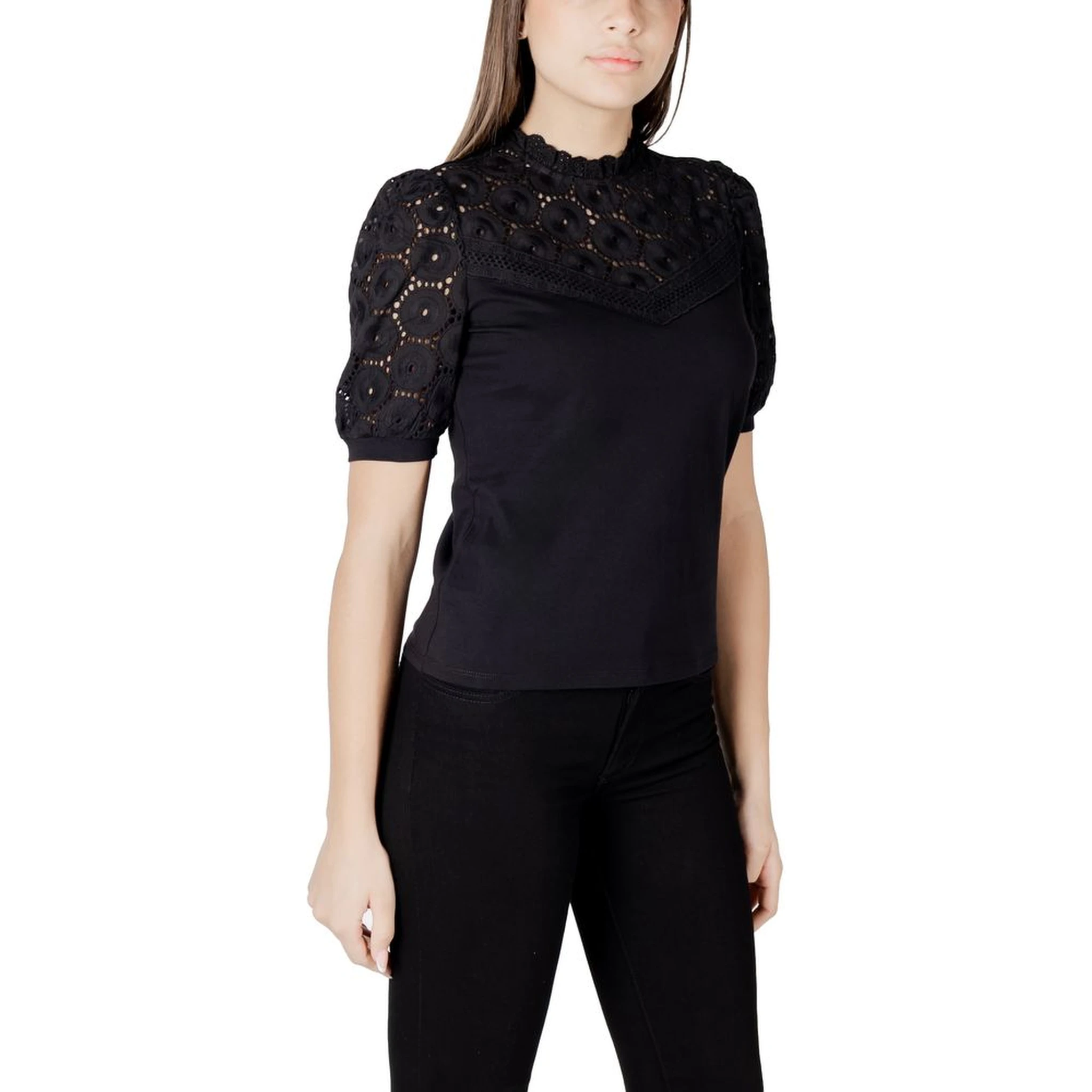 تيشيرت قطني أسود