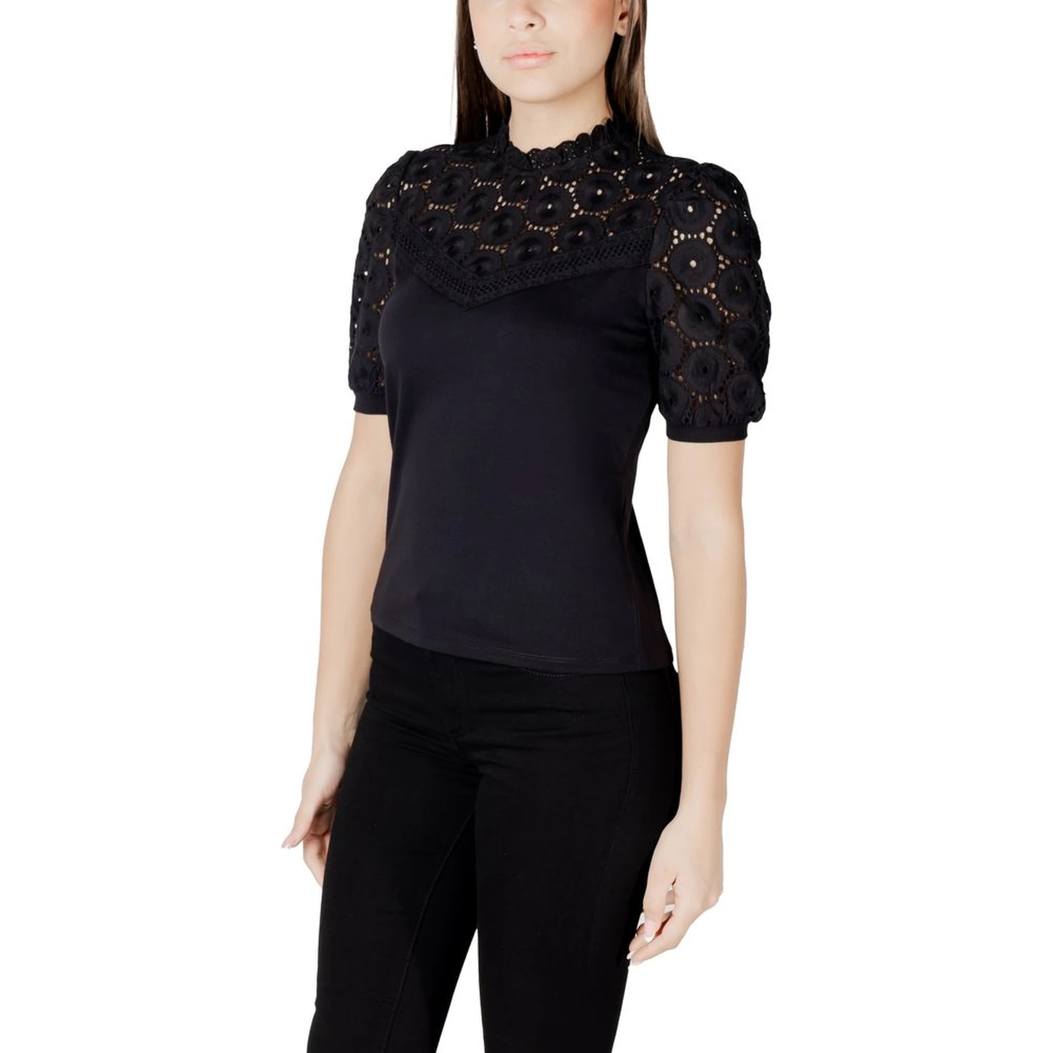 تيشيرت قطني أسود