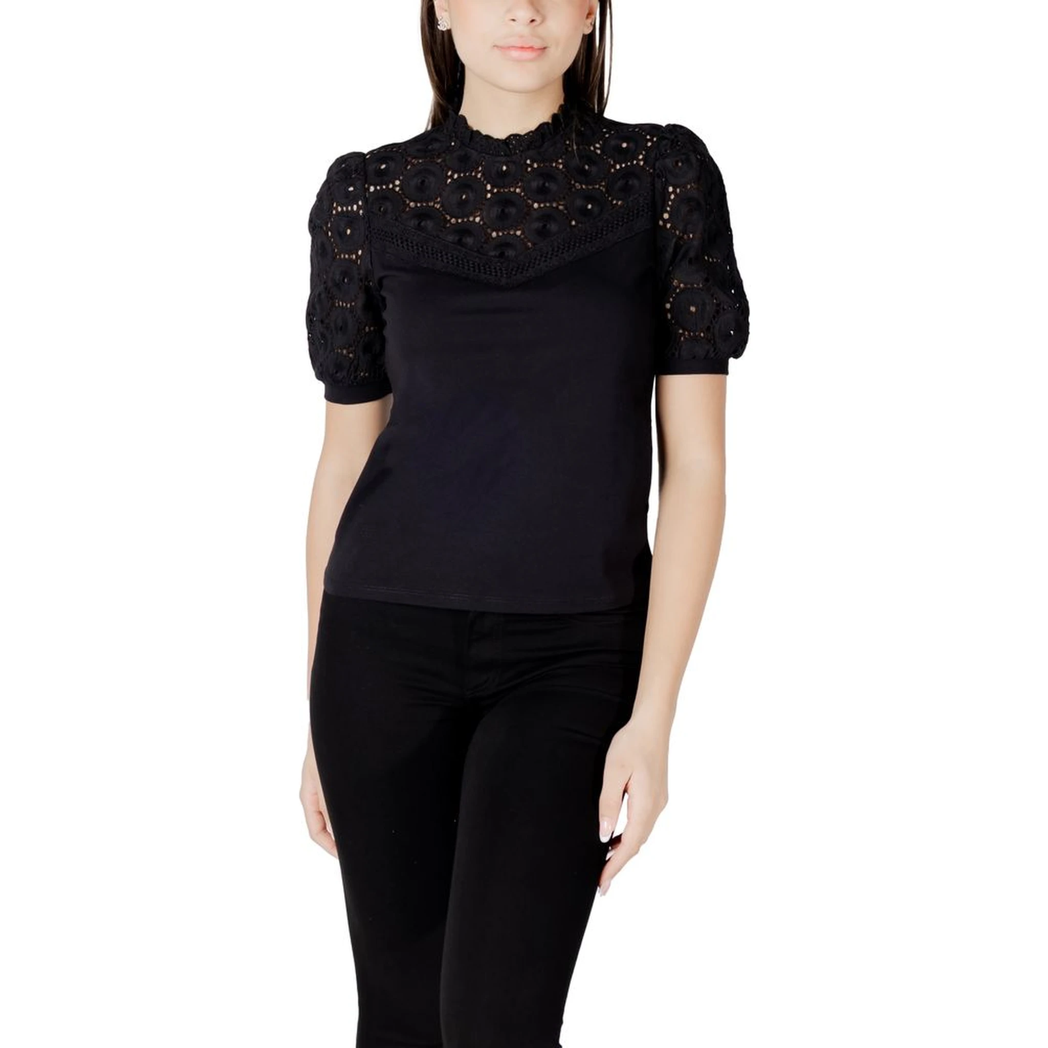 تيشيرت قطني أسود