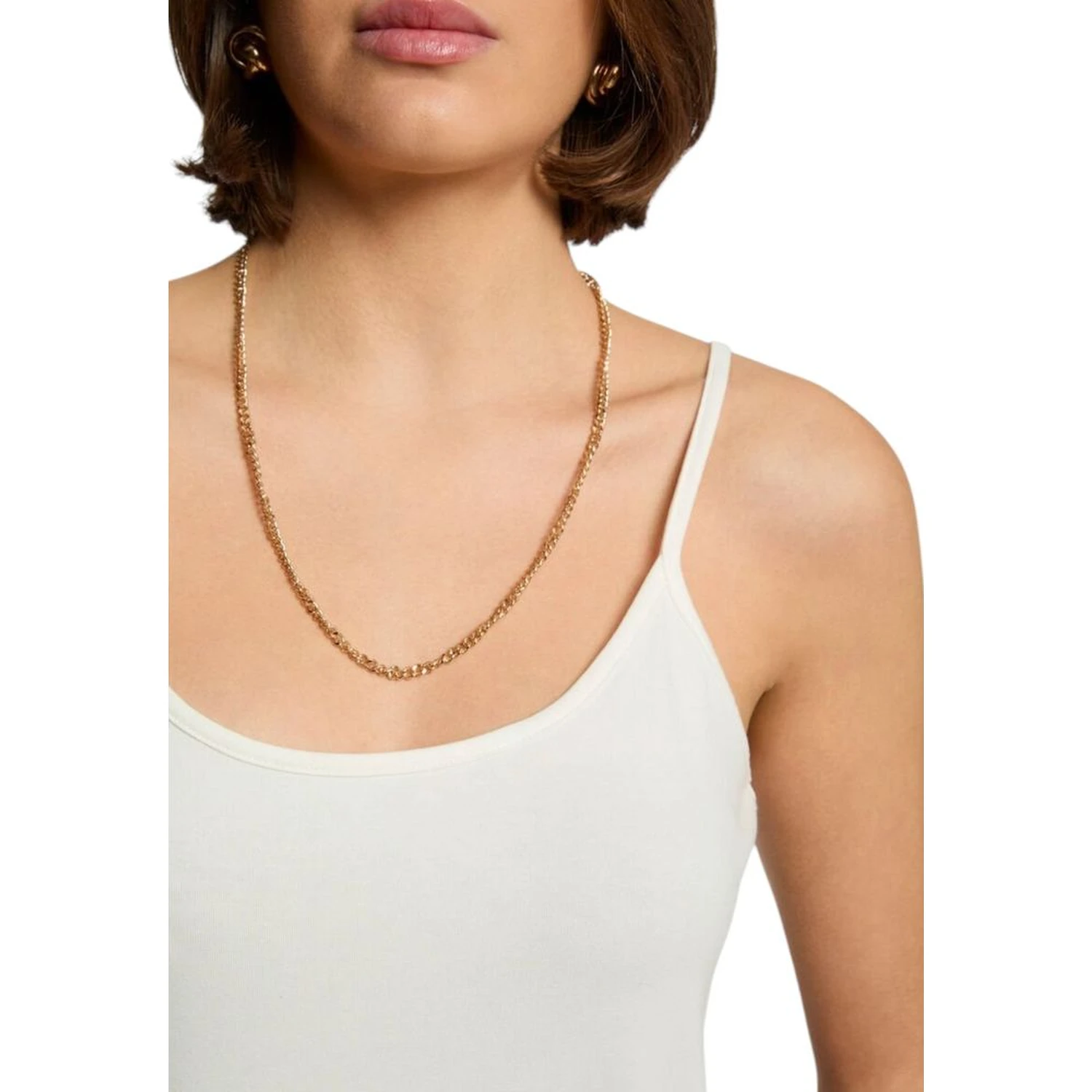 Cream Cotton Tank Tops