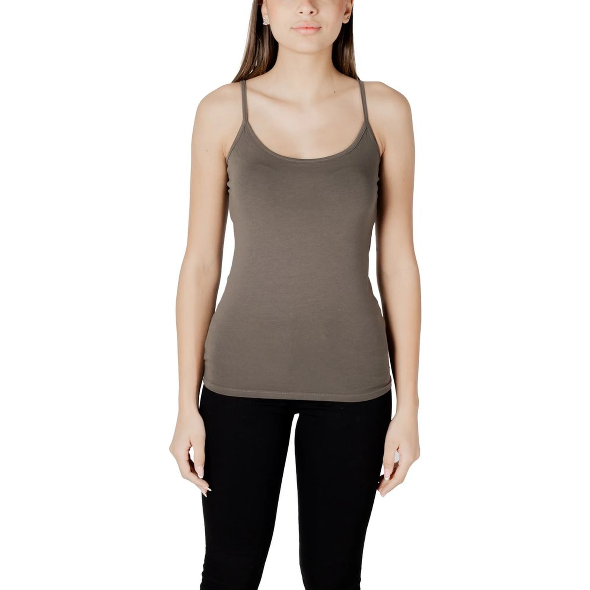 Green Cotton Tank Tops