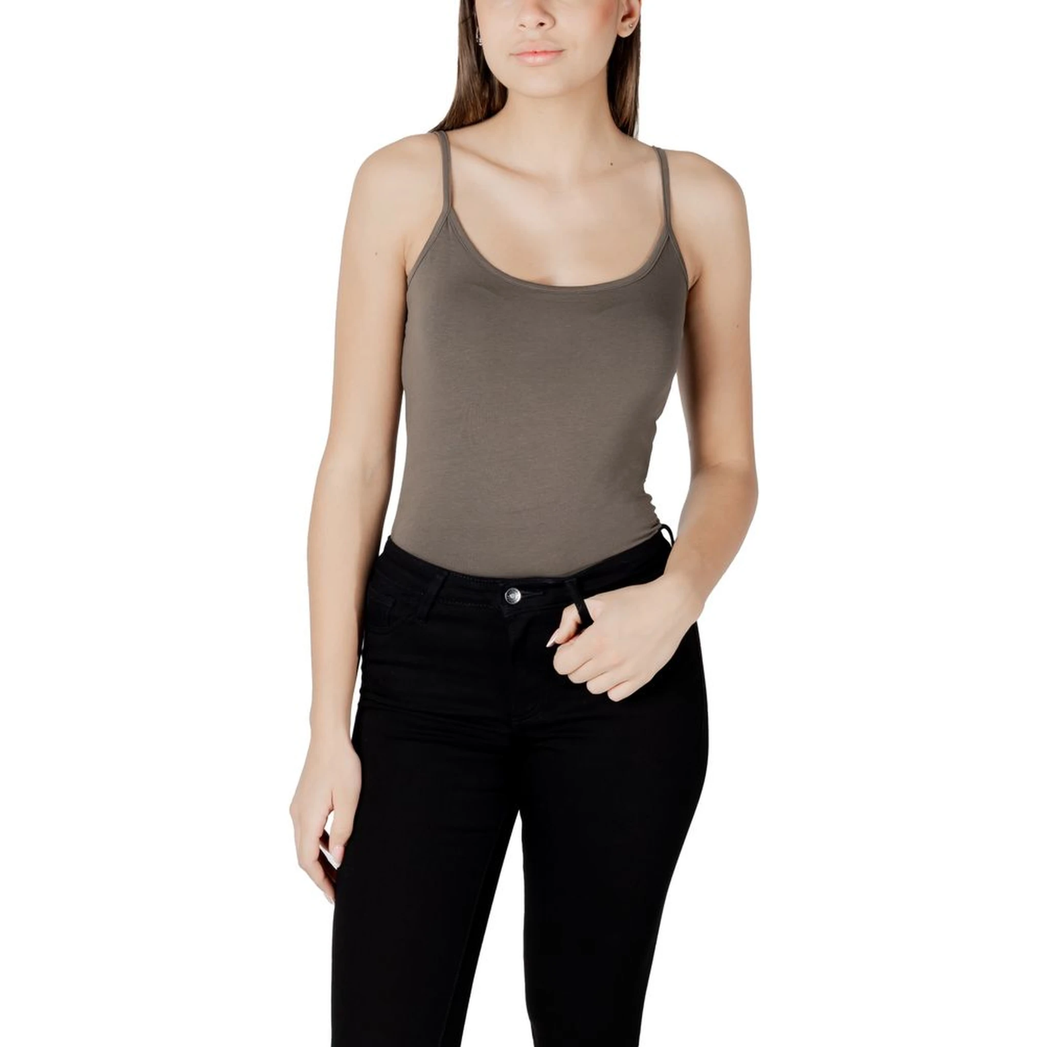 Green Cotton Tank Tops