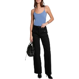 Blue Cotton Tank Tops