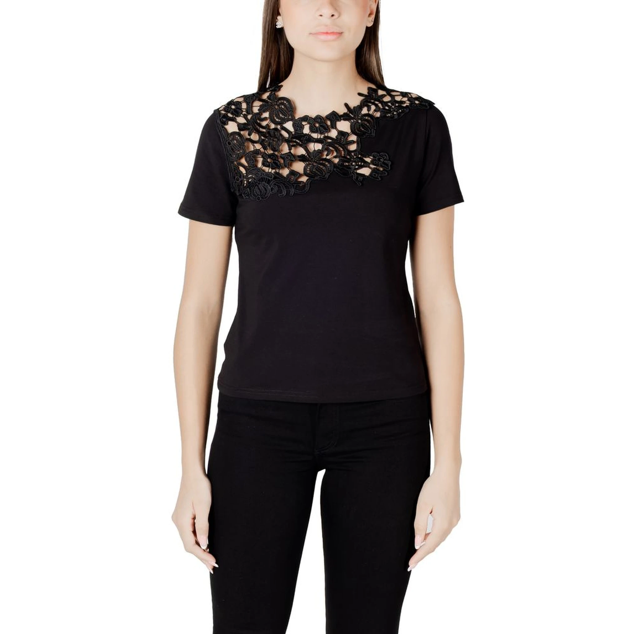 تيشيرت قطني أسود