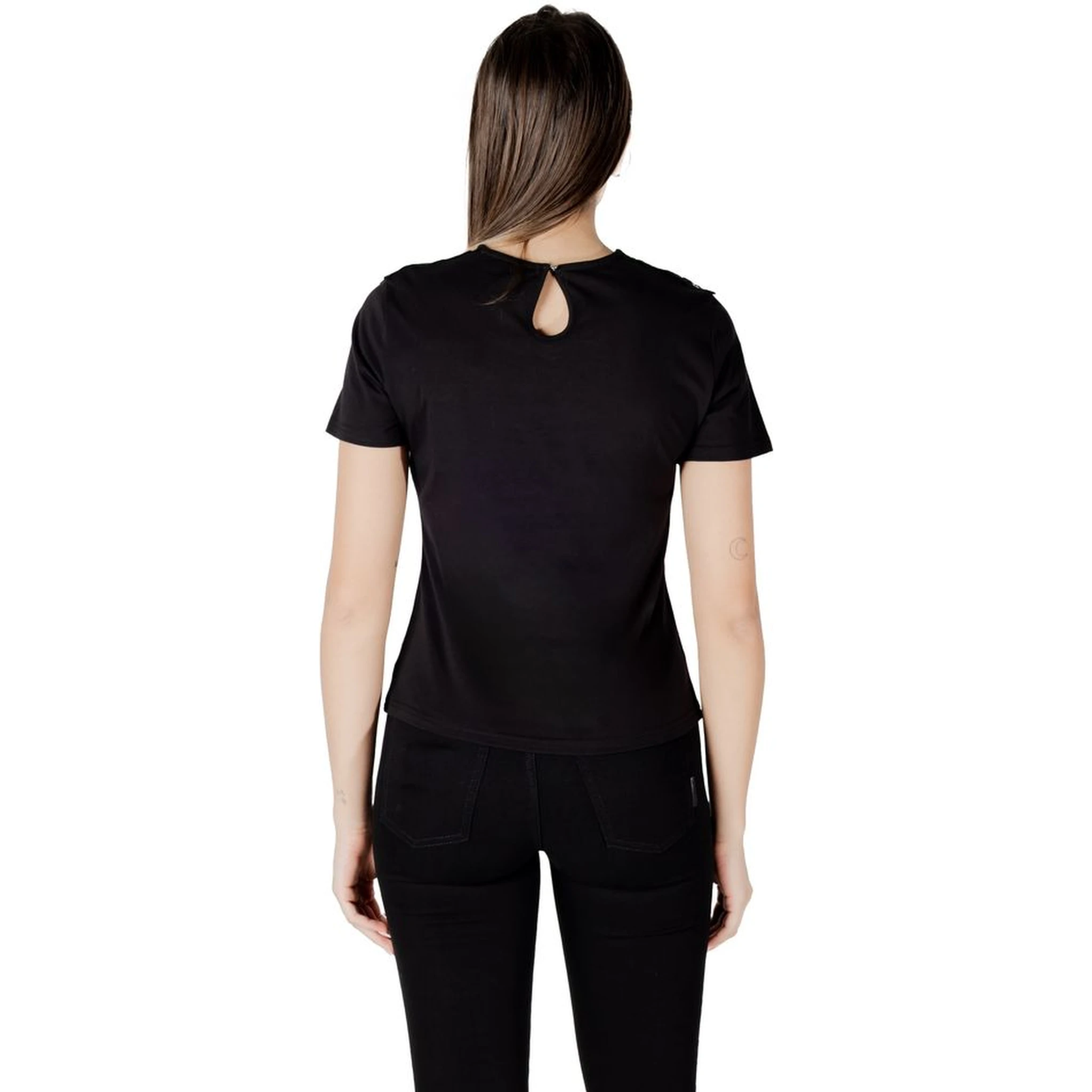 تيشيرت قطني أسود