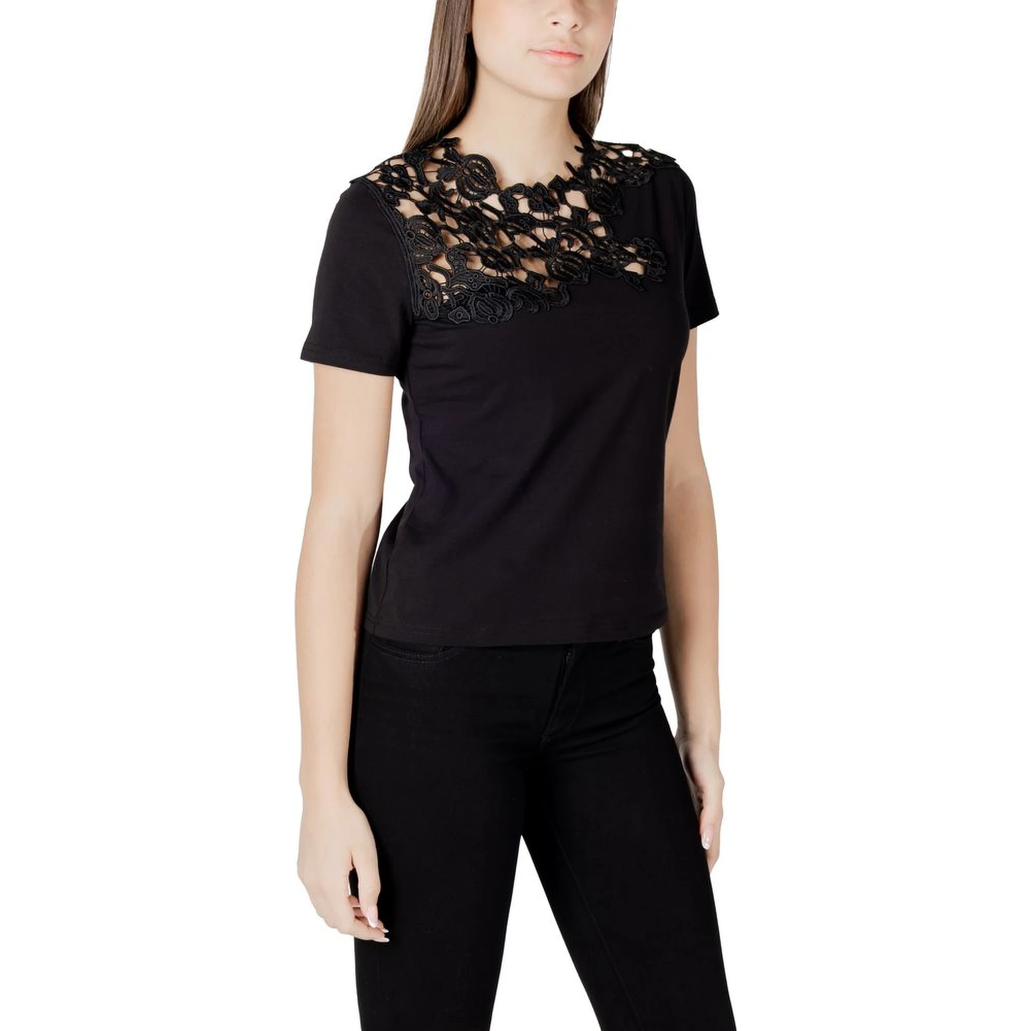 تيشيرت قطني أسود