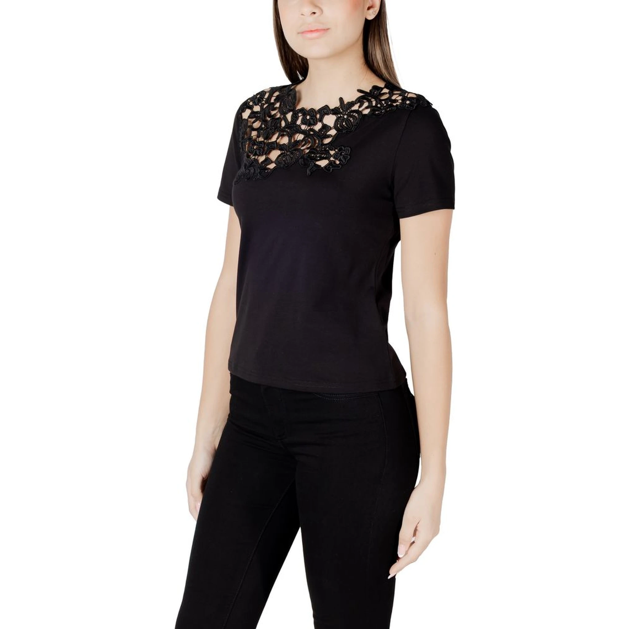 تيشيرت قطني أسود