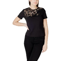 تيشيرت قطني أسود