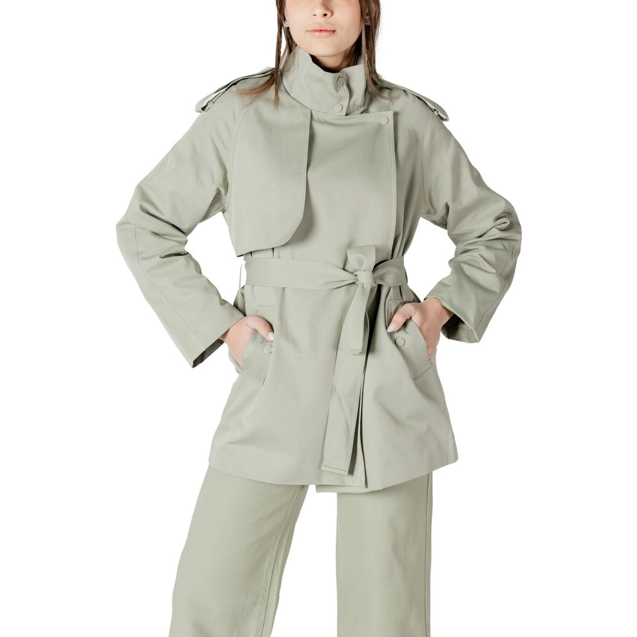 Green Cotton Parka