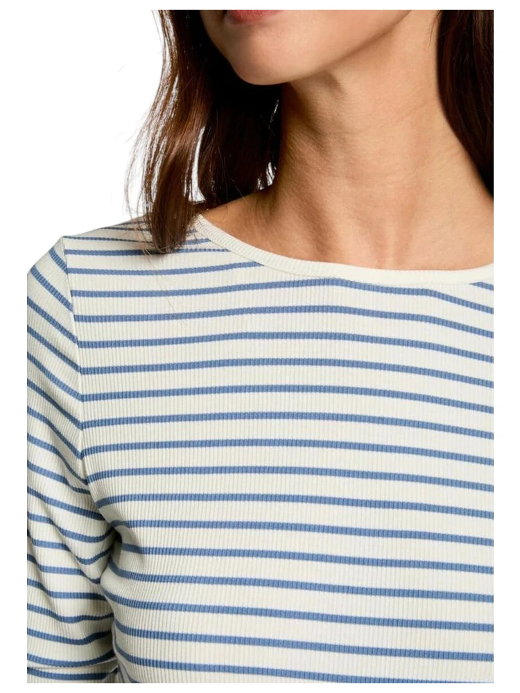 White Viscose Long Sleeve T-Shirt alternative