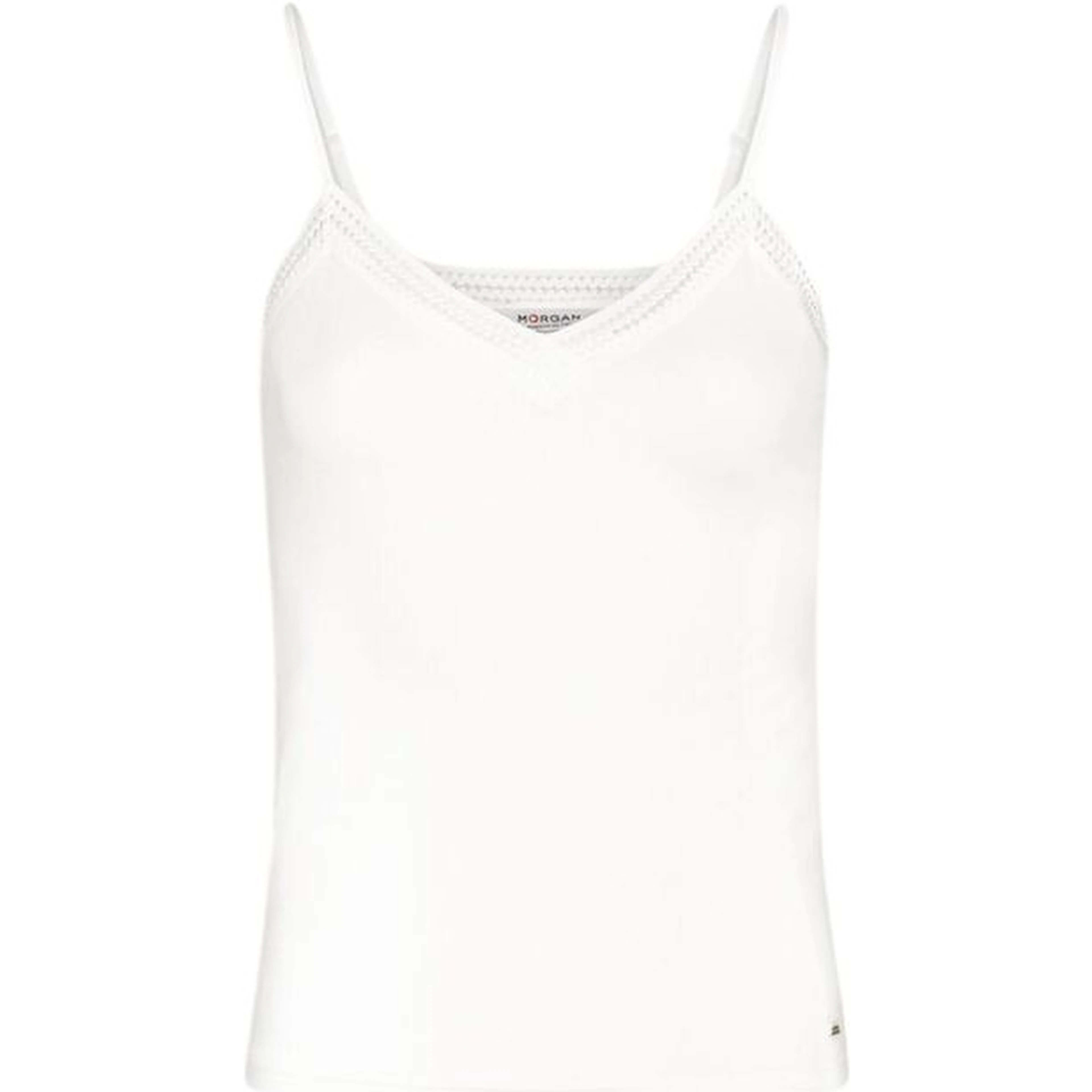 Cream Viscose Tank Tops