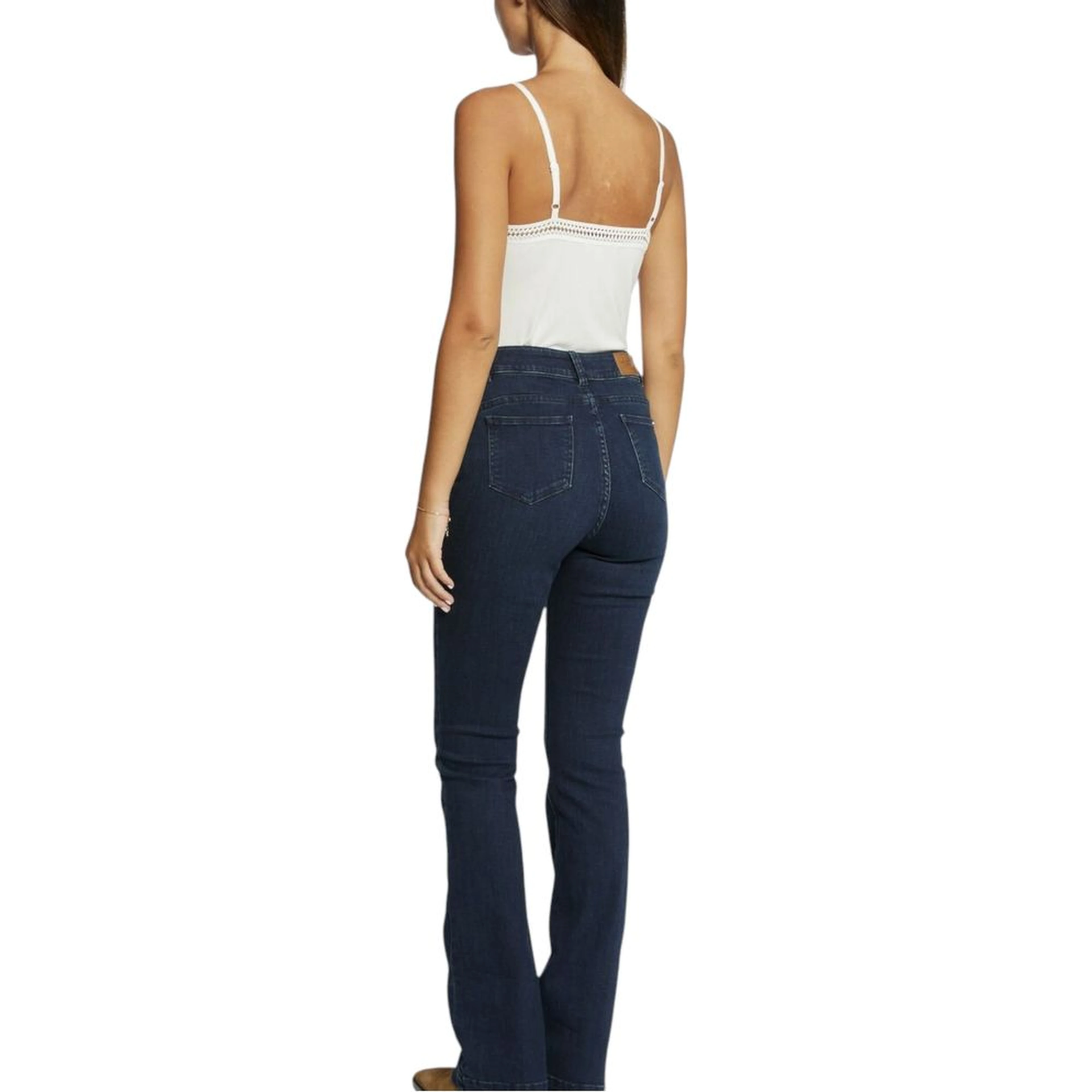 Cream Viscose Tank Tops