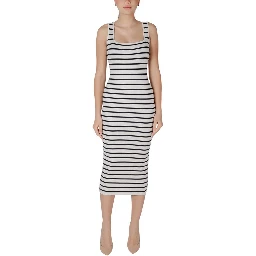 Beige Viscose Long Dress