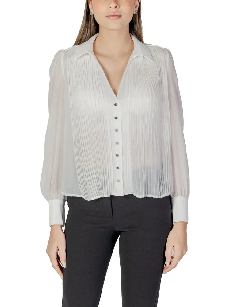 White Polyester Blouse