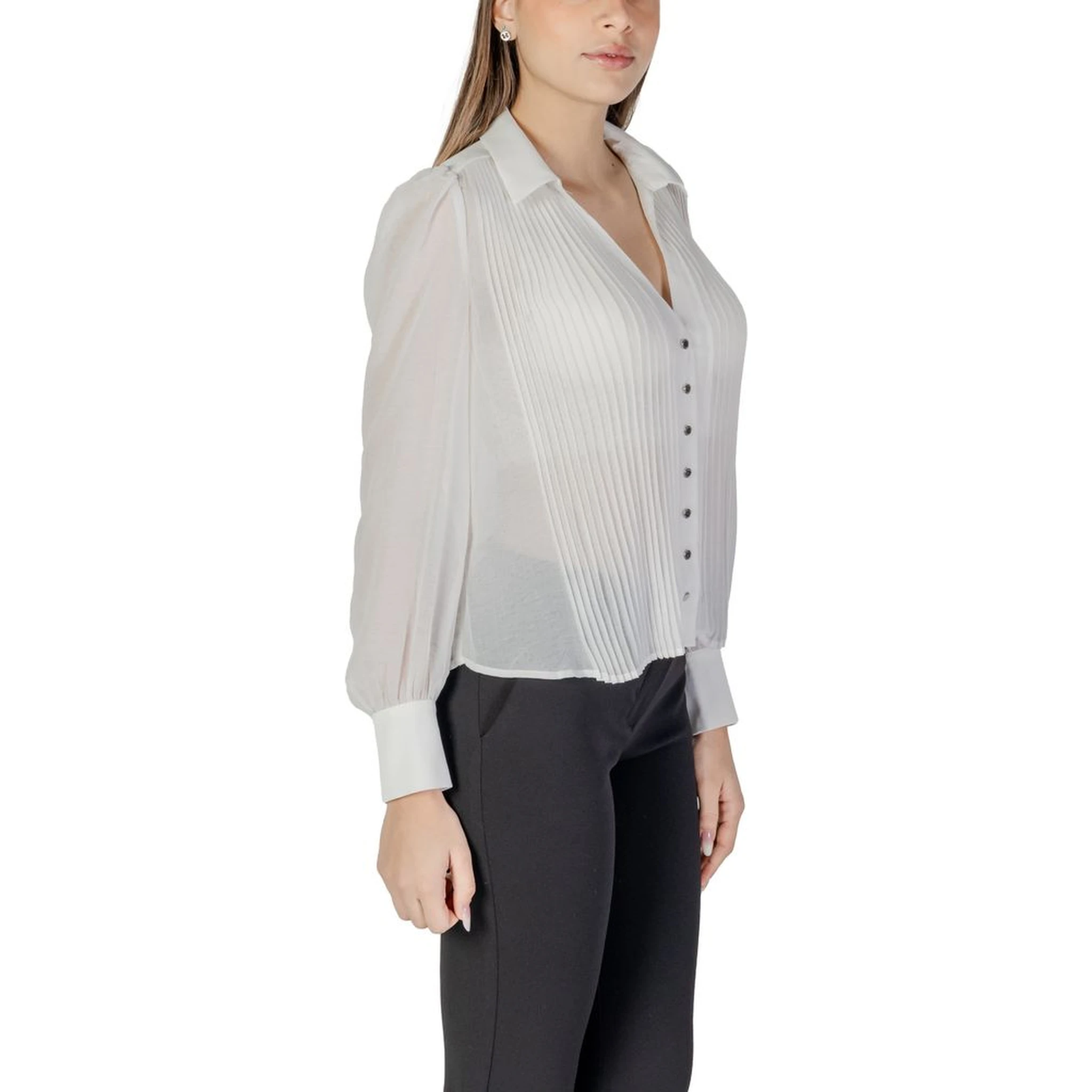 White Polyester Blouse