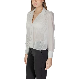 White Polyester Blouse