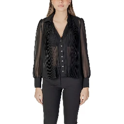 Black Polyester Blouse