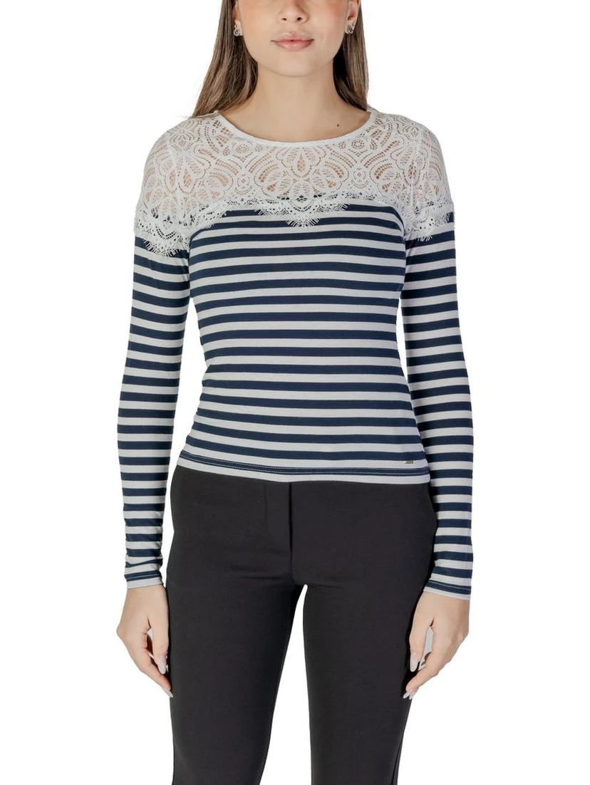 White Recycled Polyester Long Sleeve T-Shirt