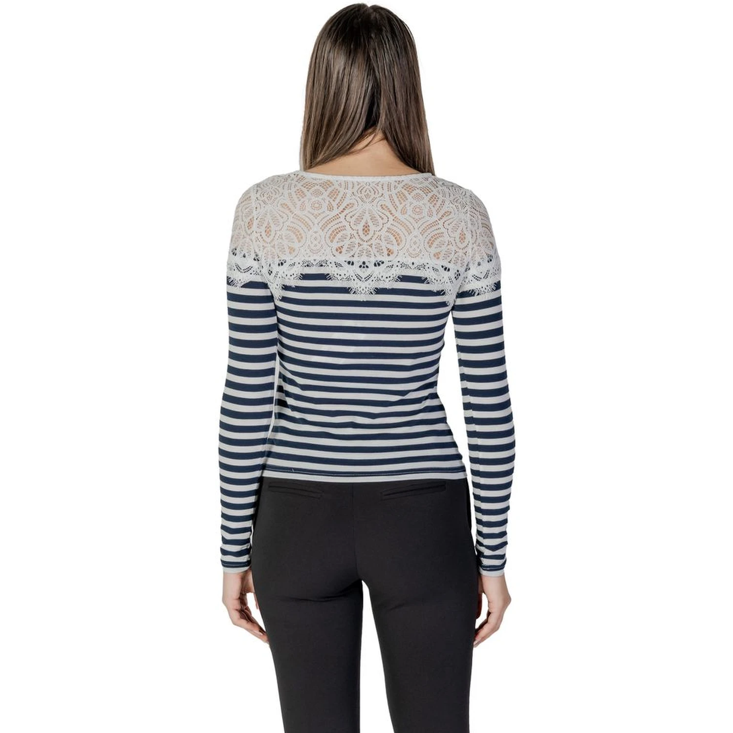 White Recycled Polyester Long Sleeve T-Shirt