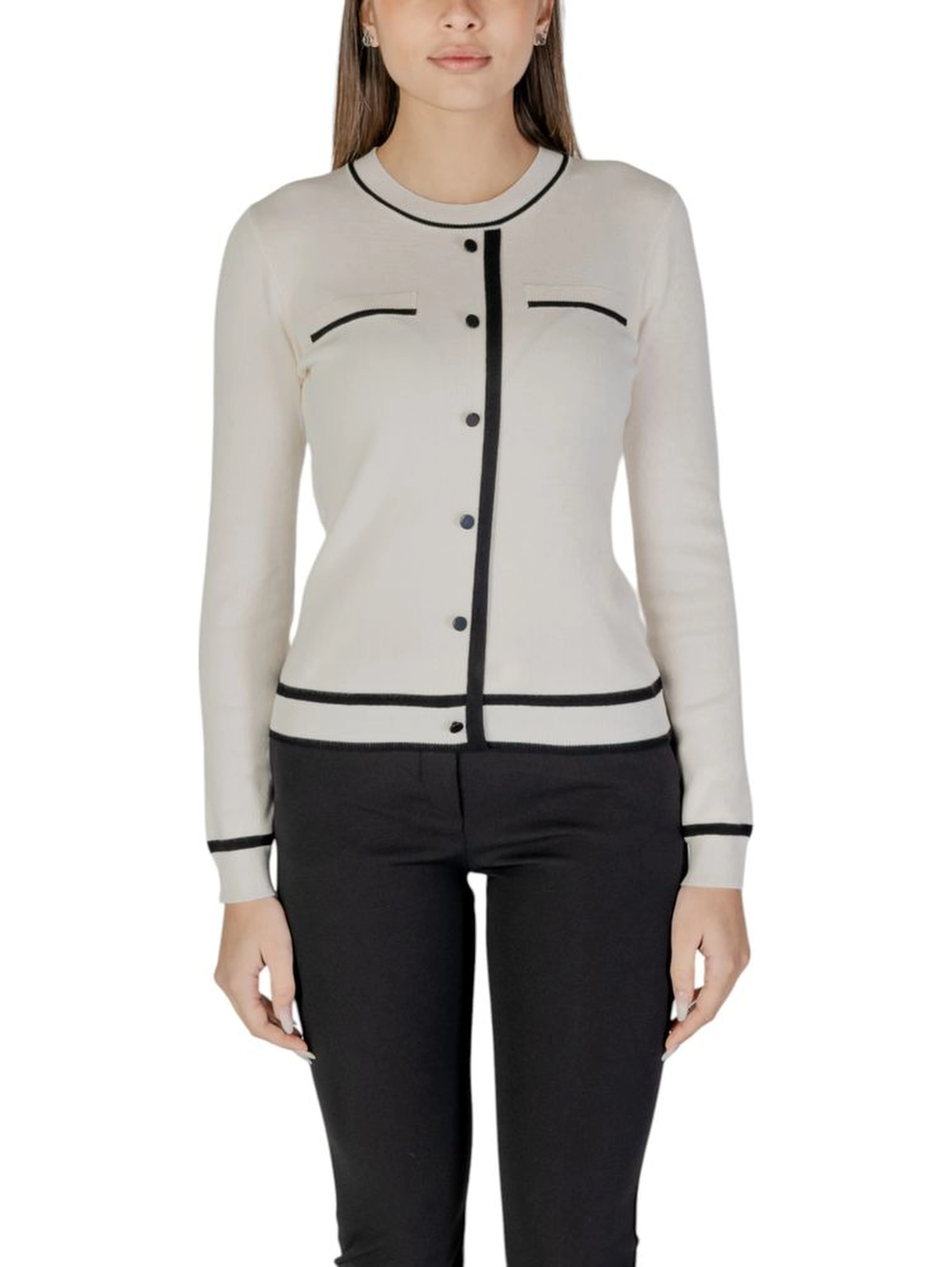Cream Viscose Cardigan