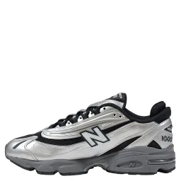 Silver Synthetic Athletic Sneakers