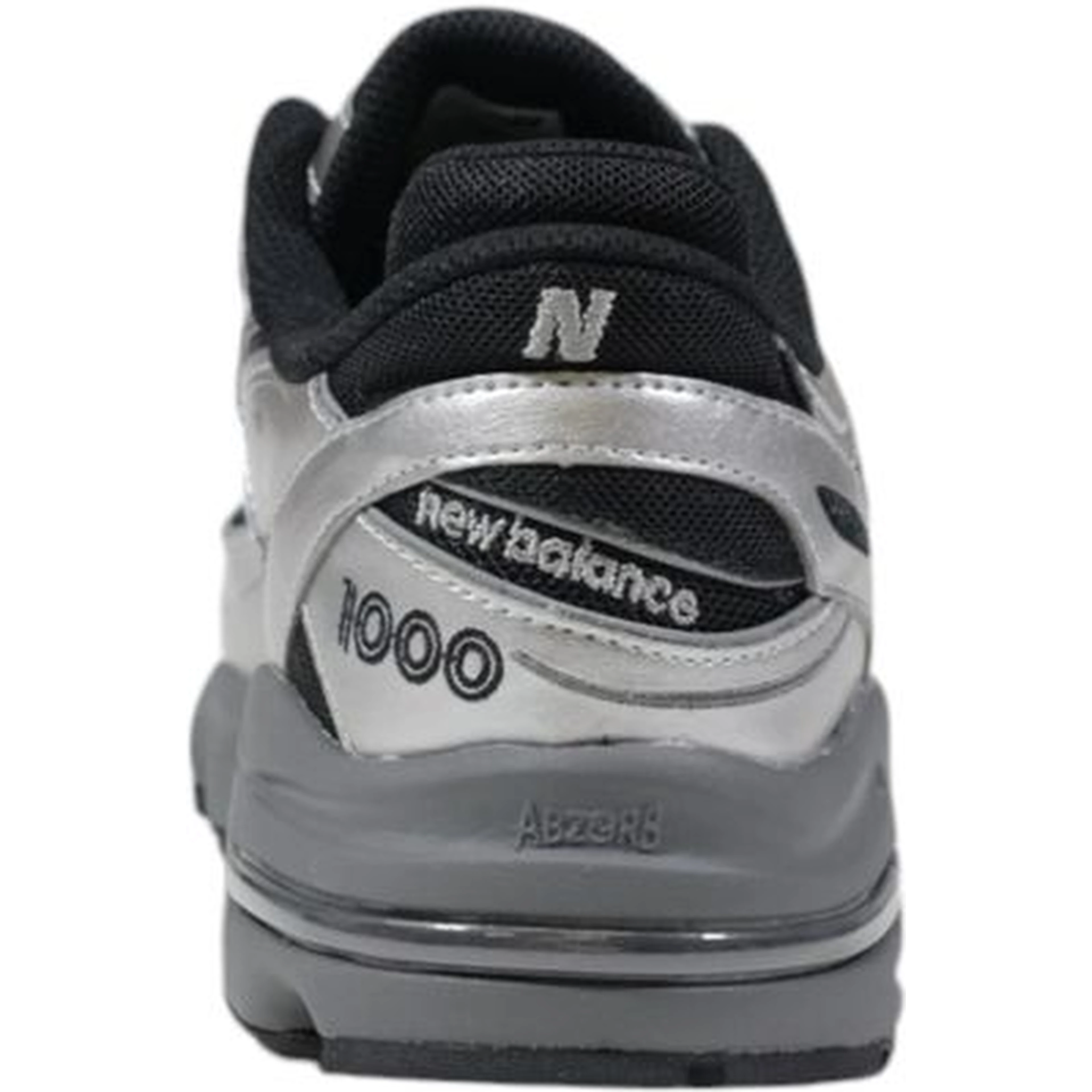 Silver Synthetic Athletic Sneakers