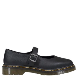 Black Leather Platform Pumps