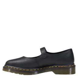 Black Leather Platform Pumps