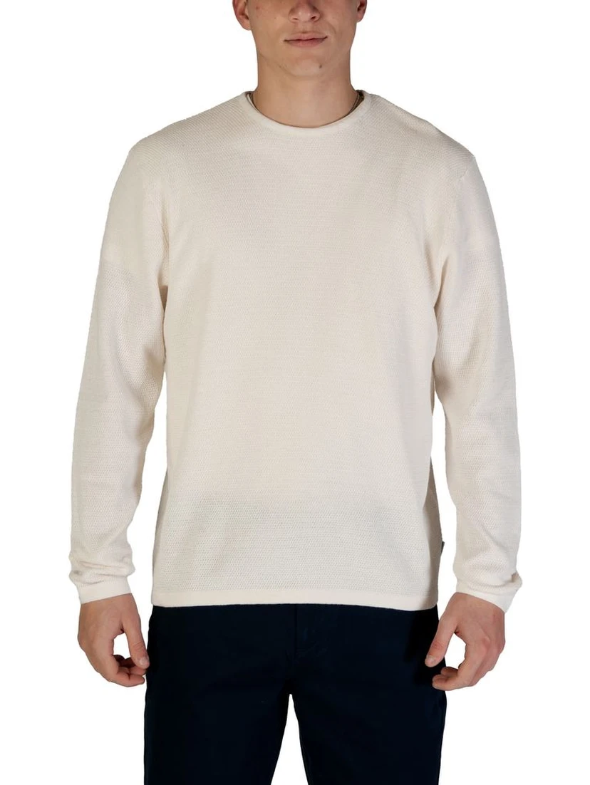 White Cotton Sweatshirt