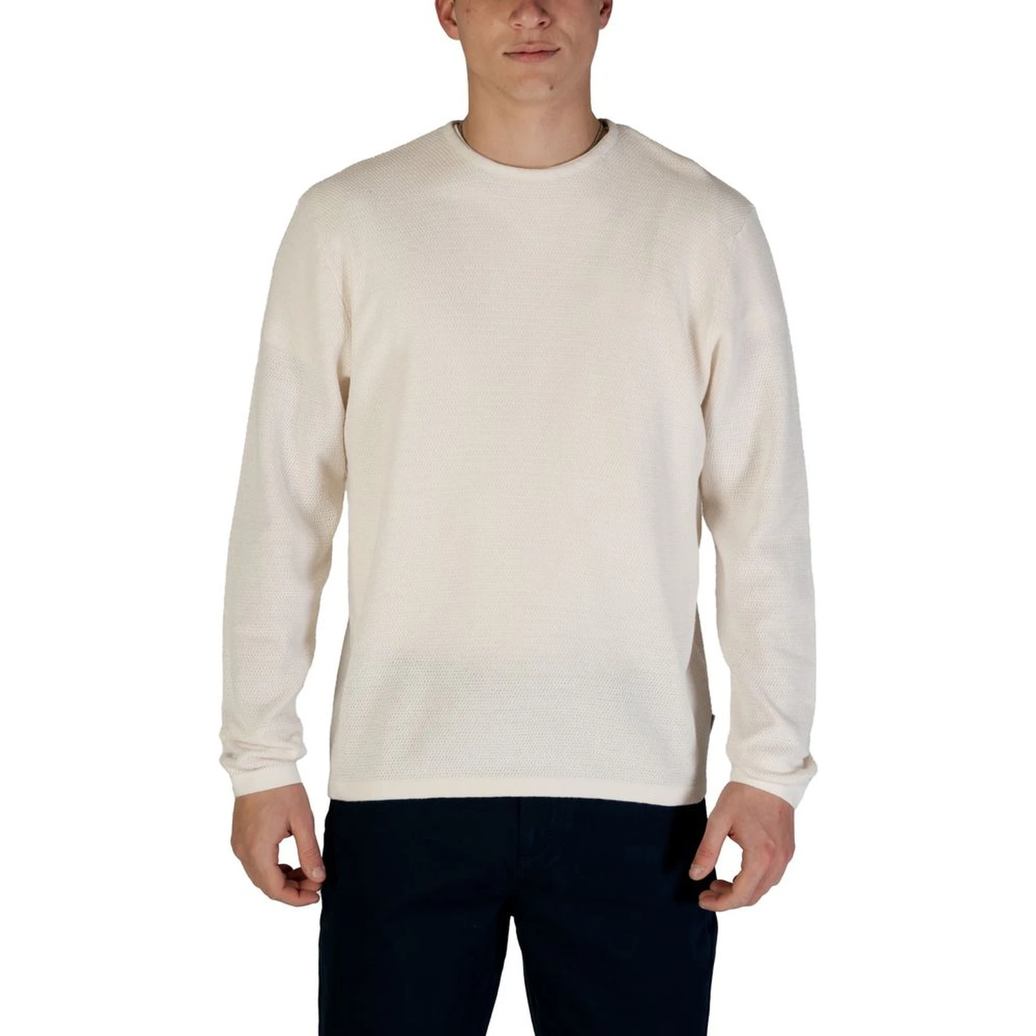 White Cotton Sweatshirt