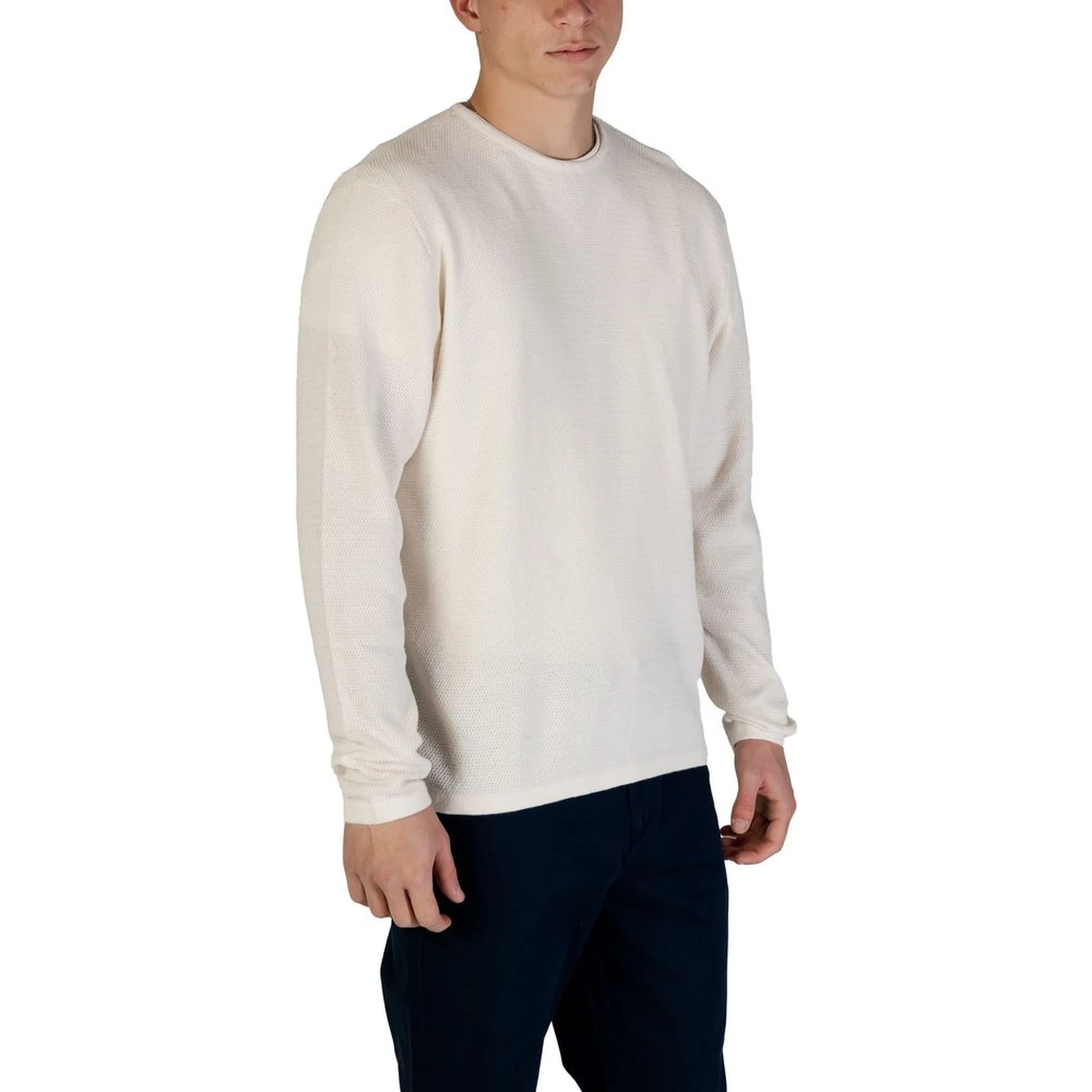 White Cotton Sweatshirt