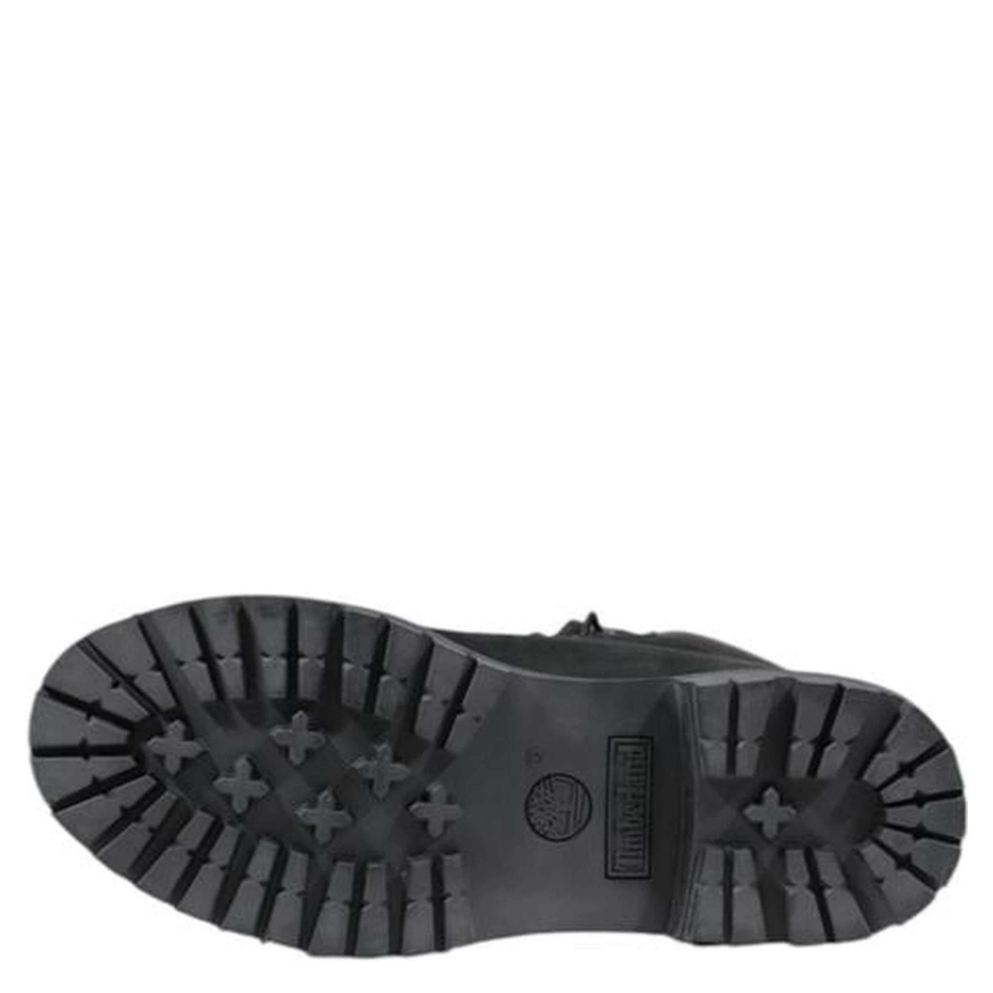 Black Leather Lace-Up Boots