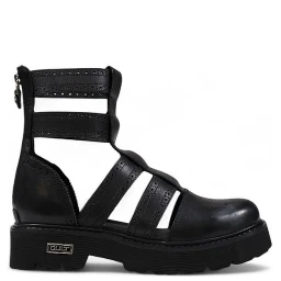 Black Leather Sandals