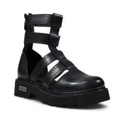Black Leather Sandals
