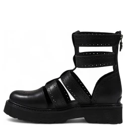 Black Leather Sandals