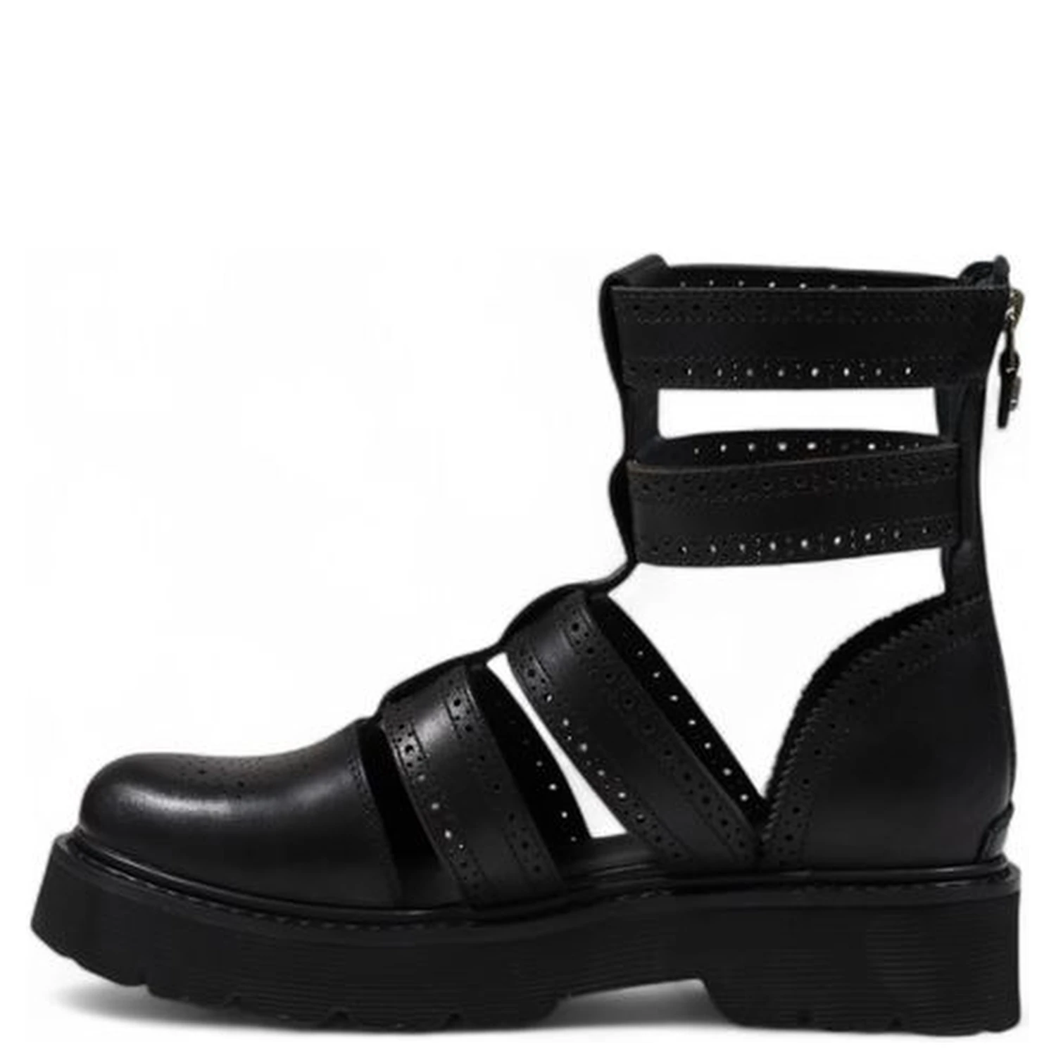 Black Leather Sandals