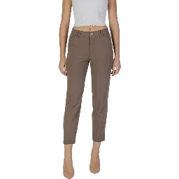 Brown Polyester Pant